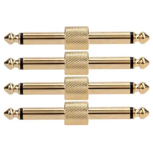 1/4 inch (6.35mm) Mono Jack Audio Adapter Connectors 6,35 mm mono jack to guitar pedal StompBoxStore