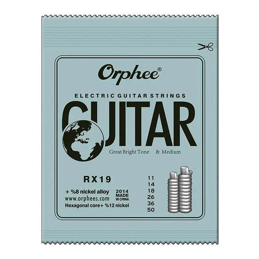 Orphee RX-19 -11-50 Electric Guitar Strings Medium.