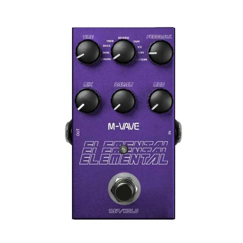 M VAVE Elemental Digital Delay - 9 Different Delay M VAVE Elemental Digital Delay Pedal, 9 Different Delay Effects, Support for TAP and HOLD Mode,Delay Guitar Pedal StompBoxStore