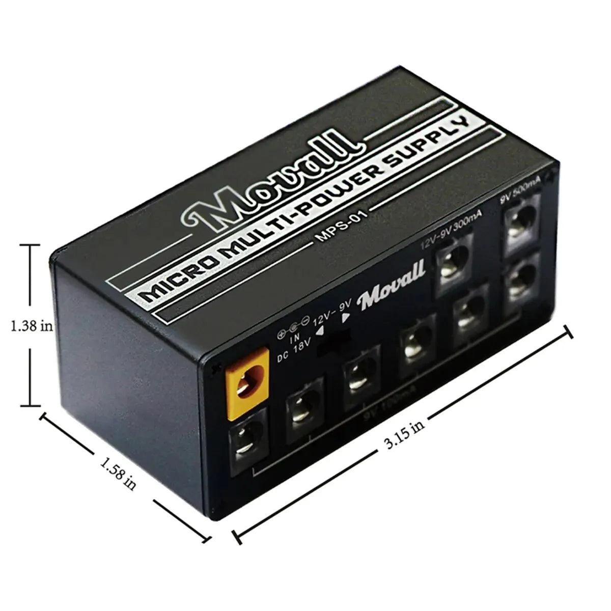 Movall MPS-01 - Pedal Power Supply 8 Isolated Output.