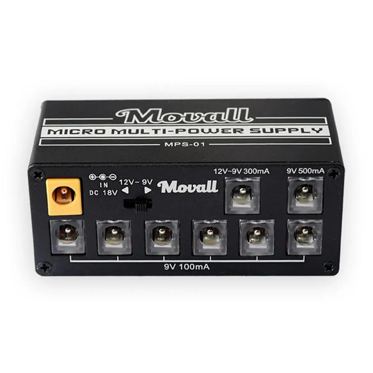 Movall MPS-01 - Pedal Power Supply 8 Isolated Output.