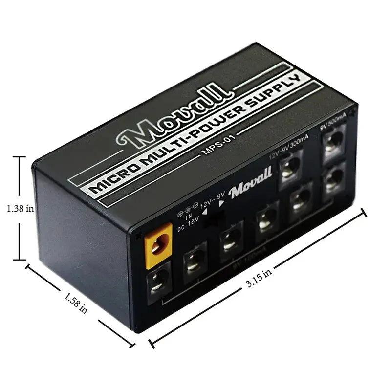 Movall MPS-01 - Pedal Power Supply 8 Isolated Output.