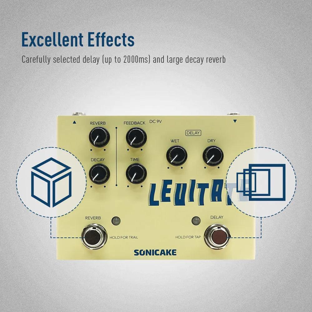 SONICAKE - QDS-02 Levitate Digital Delay and Reverb 2 in 1.