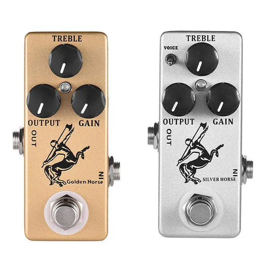 MOSKY SILVER/GOLDEN HORSE -  overdrive/boost ( Klon Centaur).