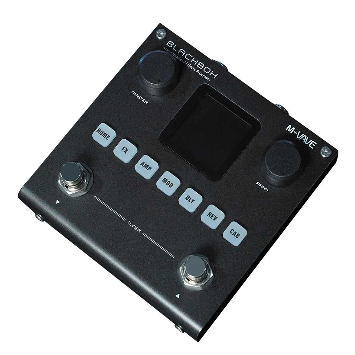 M-VAVE BLACKBOX M-VAVE BLACKBOX Guitar Effect Pedal Multifunctional Guitar/Bass Effector Built-in battery, 80 editable Presets, 6 Effects Module StompBoxStore