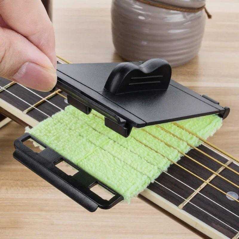 Acoustic / Electric Guitar / Bass - Strings Cleaner Brush Board Strings Cleaner StompBoxStore