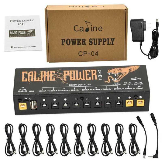 Caline CP-04 - Pedal Power Supply 10 Isolated Outputs power supplies StompBoxStore