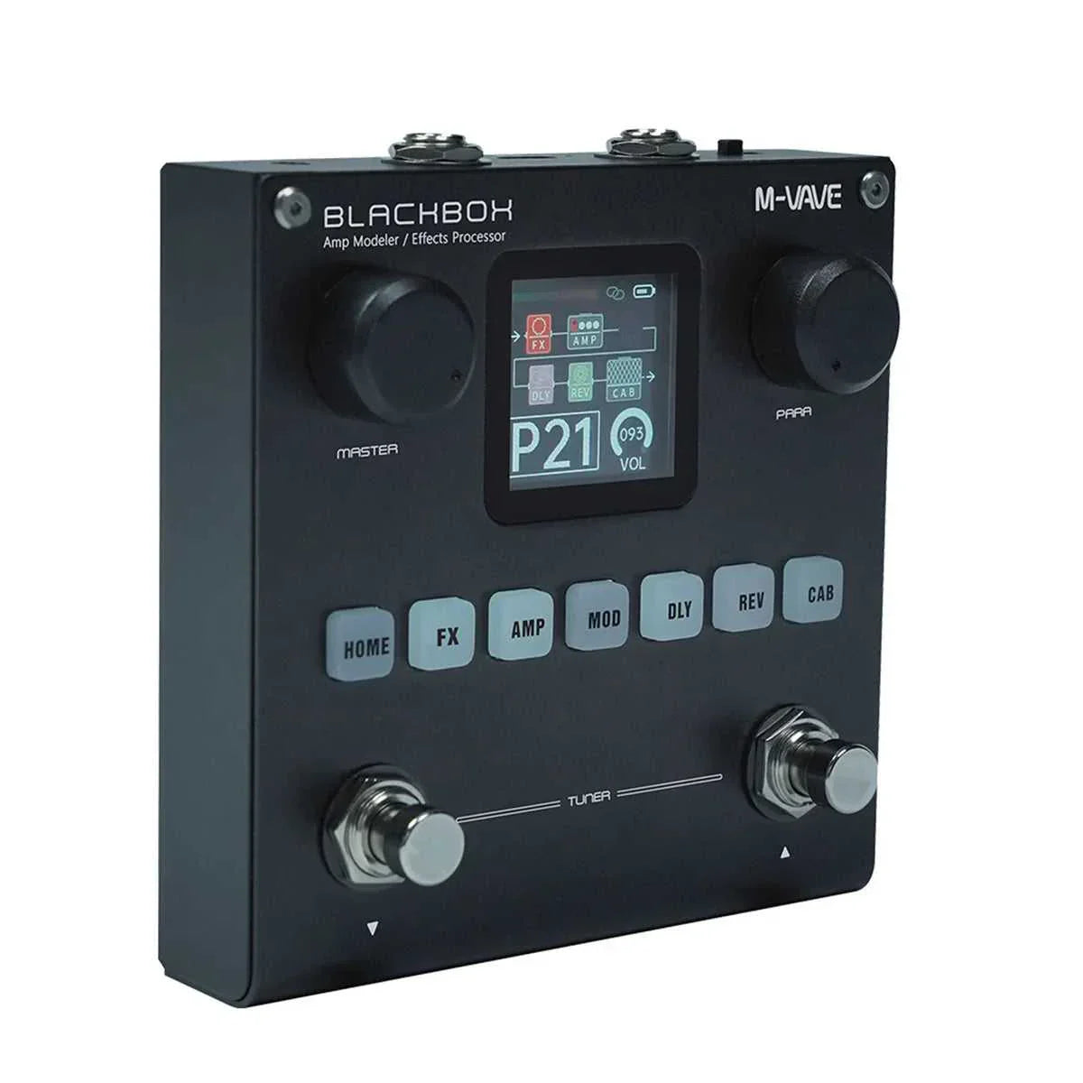 M-VAVE BLACKBOX - M-VAVE BLACKBOX Guitar Effect Pedal Multifunctional Guitar/Bass Effector Built-in battery 80 editable