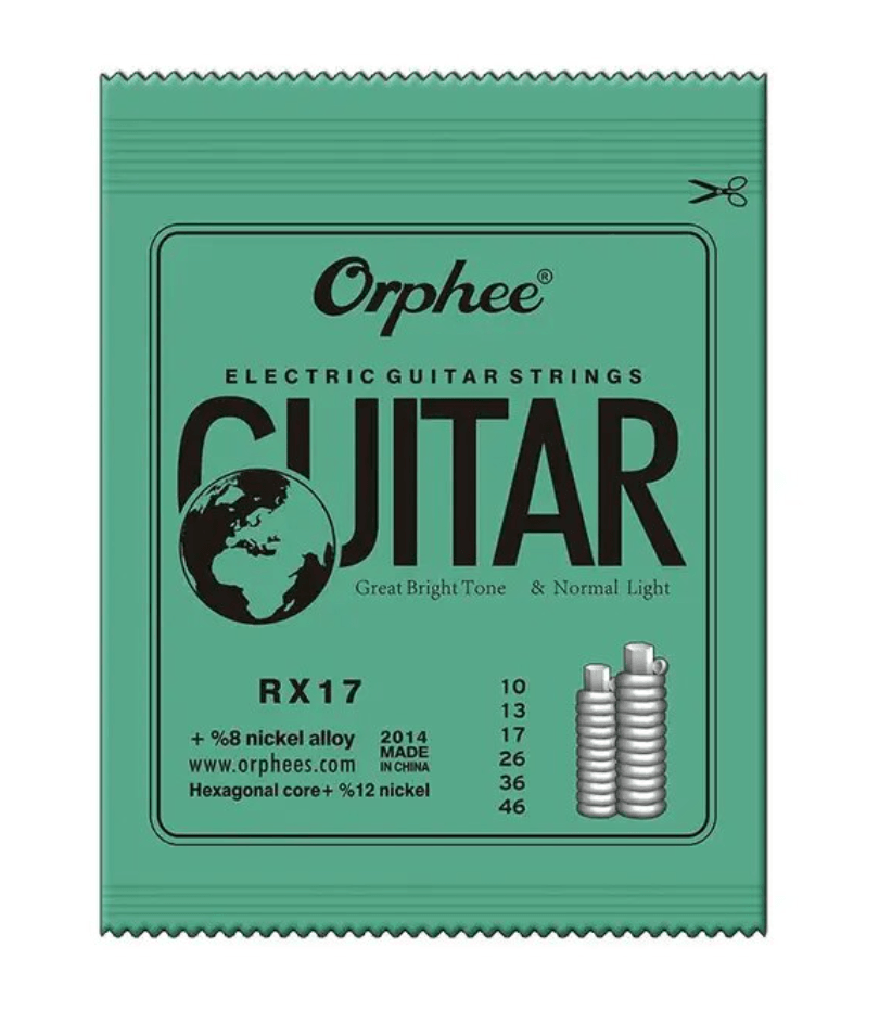 Orphee RX-17 -  10-46 Electric Guitar Strings Medium-Light.